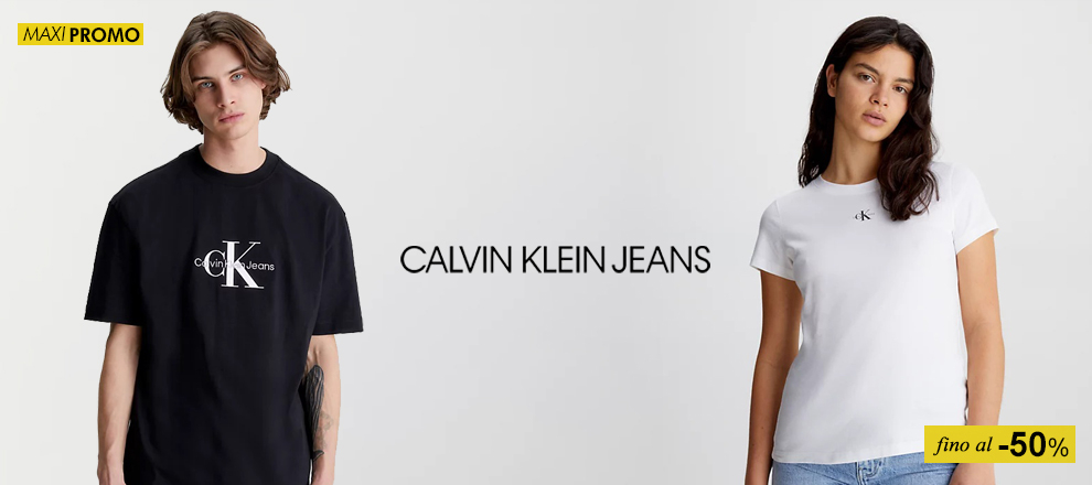 Collezione abbigliamento Calvin Klein in maxi Promozione