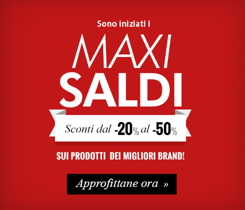 Sono iniziati i Maxi Saldi, sconti dal 20% al 50%