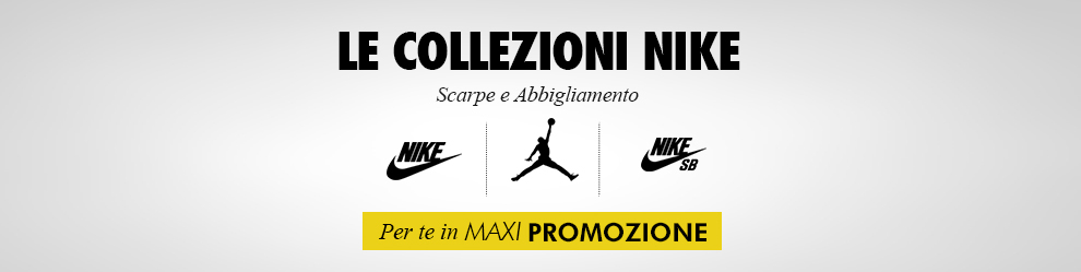 Maxi promozioni Nike